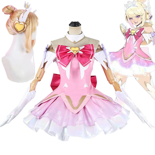 Overwatch Pink Magical Girl Juno Meka Cosplay costume (costume only)