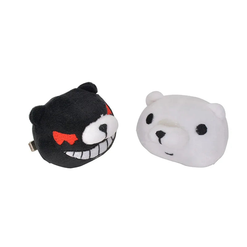 Danganronpa Junko Enoshima Wig โ Pink Pigtails & Monokuma Clips