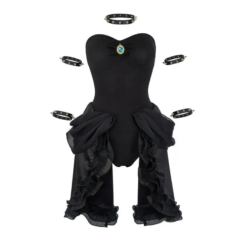 Bowsette Cosplay Costume – Koopa Queen Outfit with Crown & Accessories