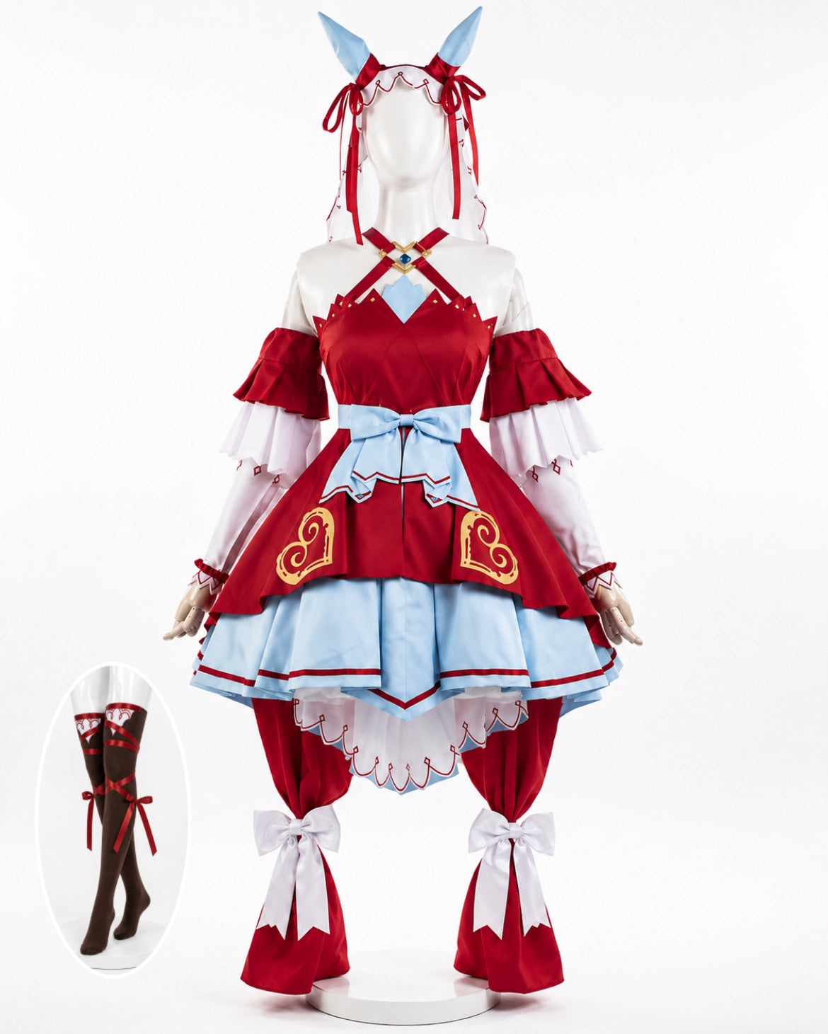 Still in Love Cosplay Costume - Uma Musume: Pretty Derby Racing Uniform & Wig racing costume with stockings