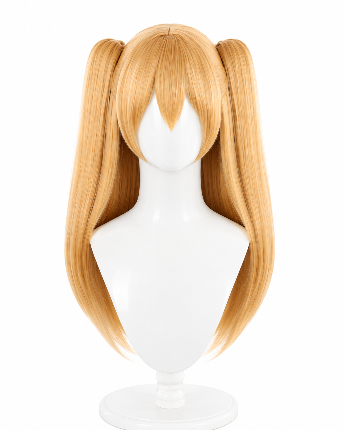 Lilysa & Mikari & wig long blonde cosplay wig with twin tails for 2.5 Dimensional Seduction Cosplay - Lilysa & Mikari & wig