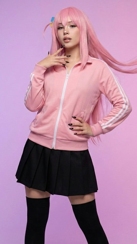 Bocchi the Rock Hitori Gotou | Full Set Cosplay Costume & Wig