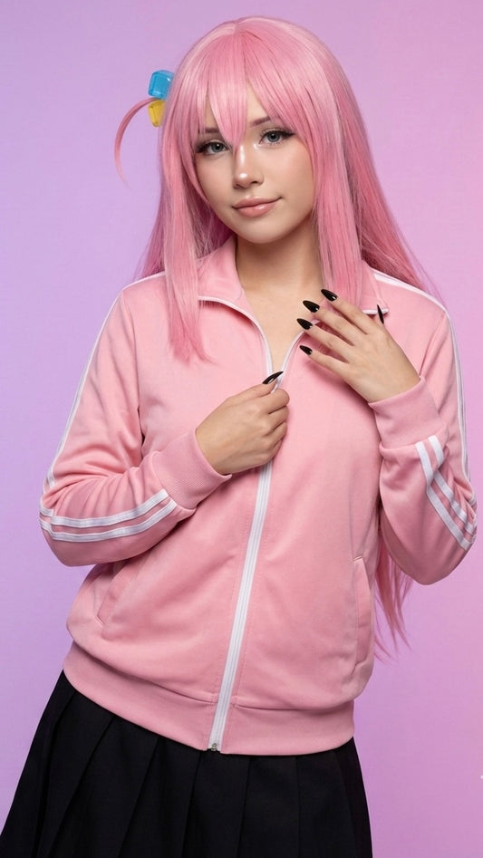 Bocchi the Rock Hitori Gotou | Full Set Cosplay Costume & Wig