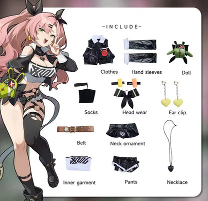 Nicole Demara Cosplay Costume Set | Zenless Zone Zero Outfit