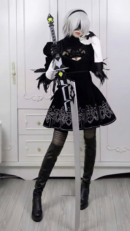 Original NieR:Automata 2B Cosplay Costume
