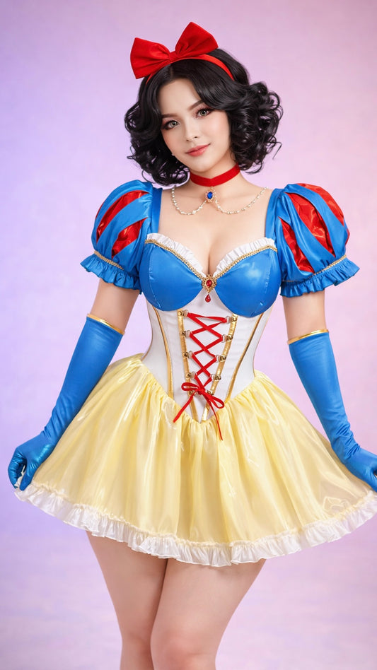 Snow White Cosplay Costume - Deluxe Gloves & Headband
