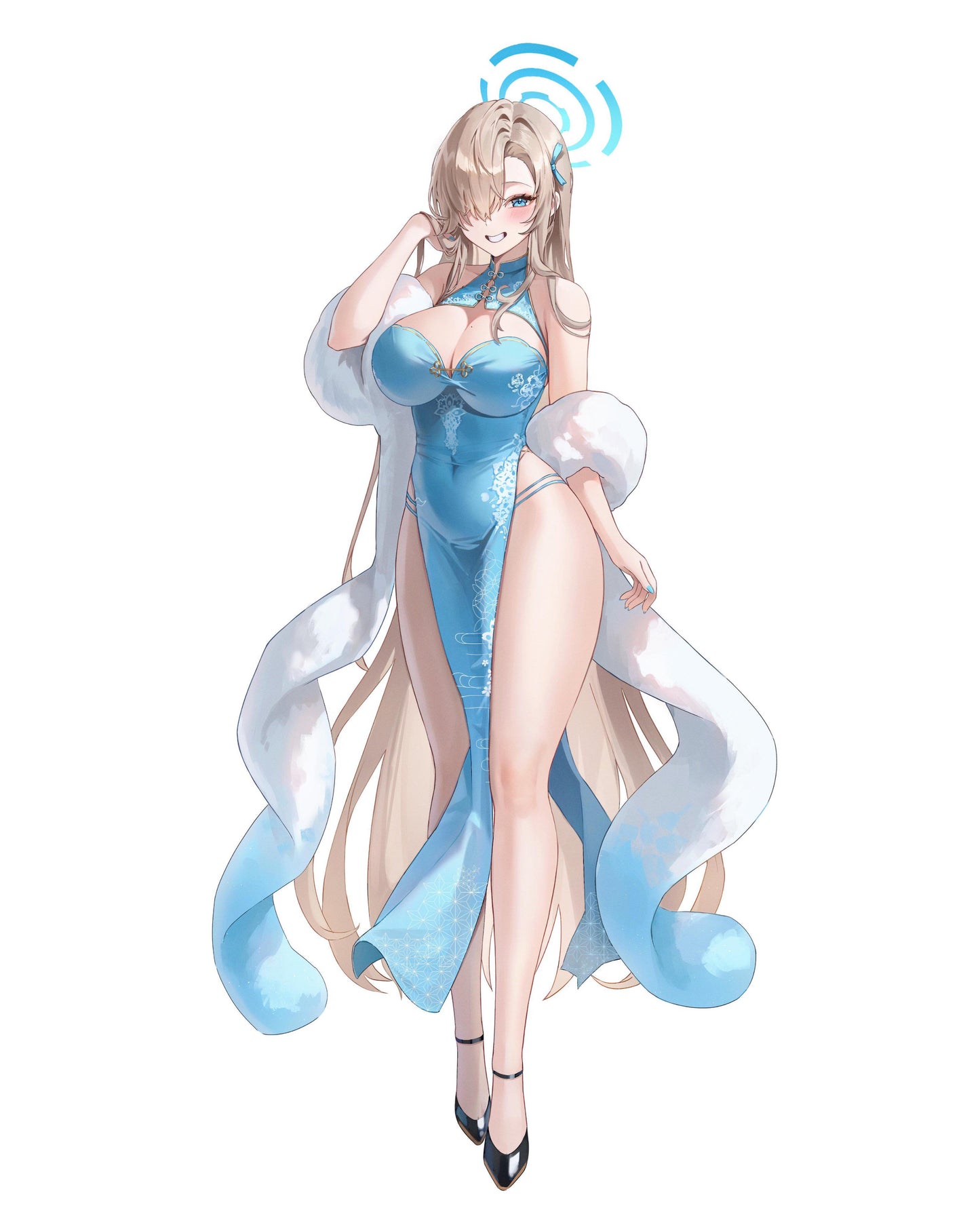 LIMITED Blue Archive Cheongsam Ichinose Asuna Cosplay Costume
