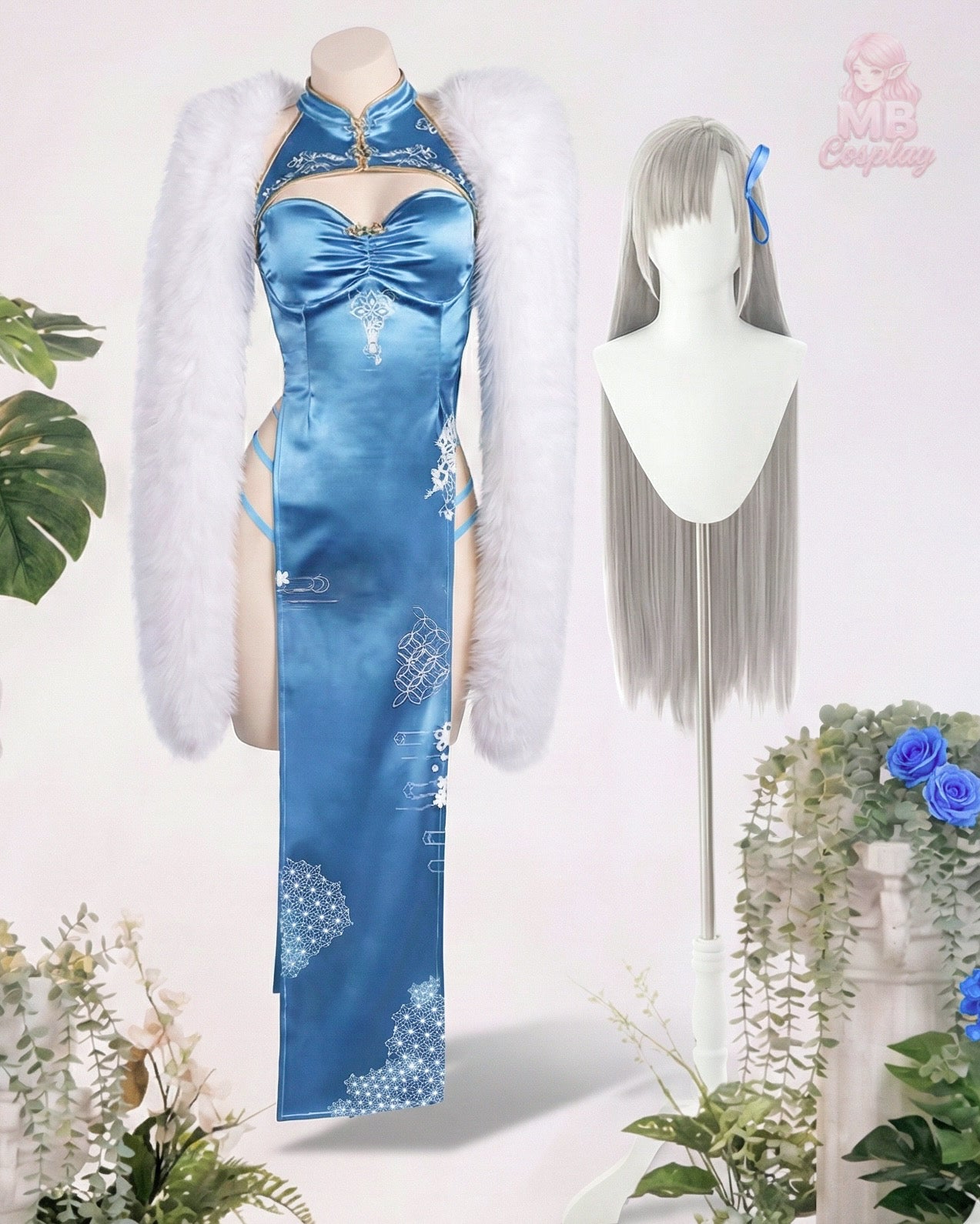 LIMITED Blue Archive Cheongsam Ichinose Asuna Cosplay Costume