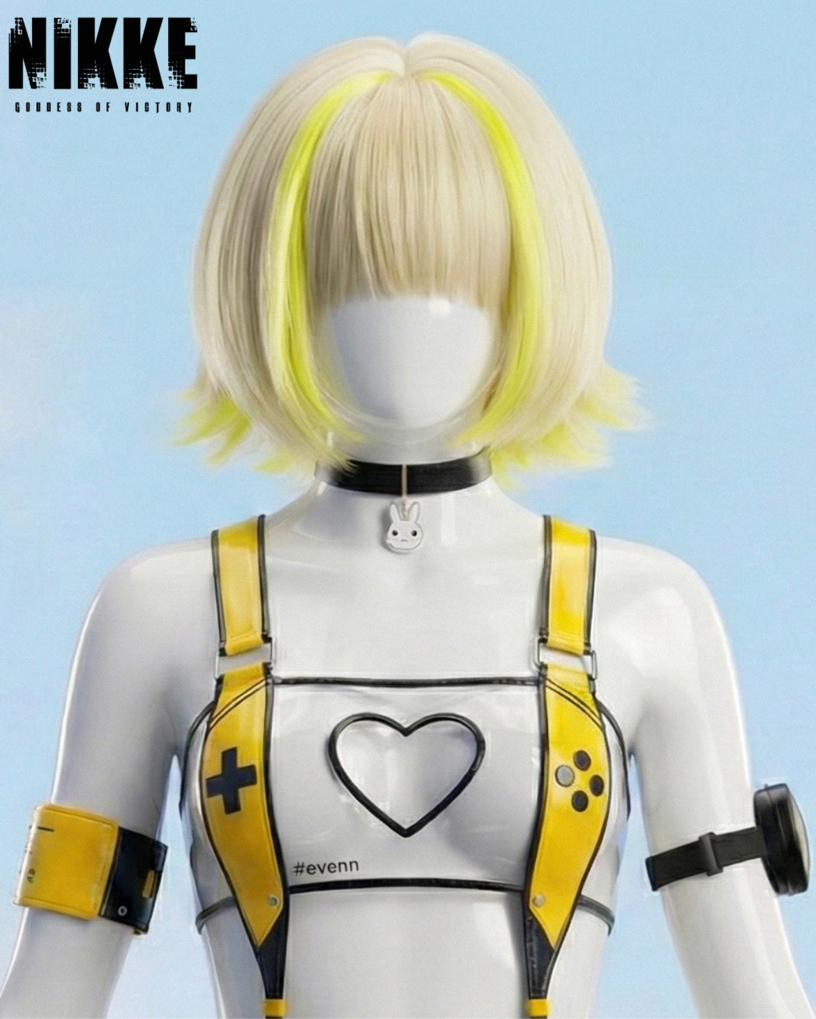 Nikke Elegg Cosplay Lingerie Set & Wig