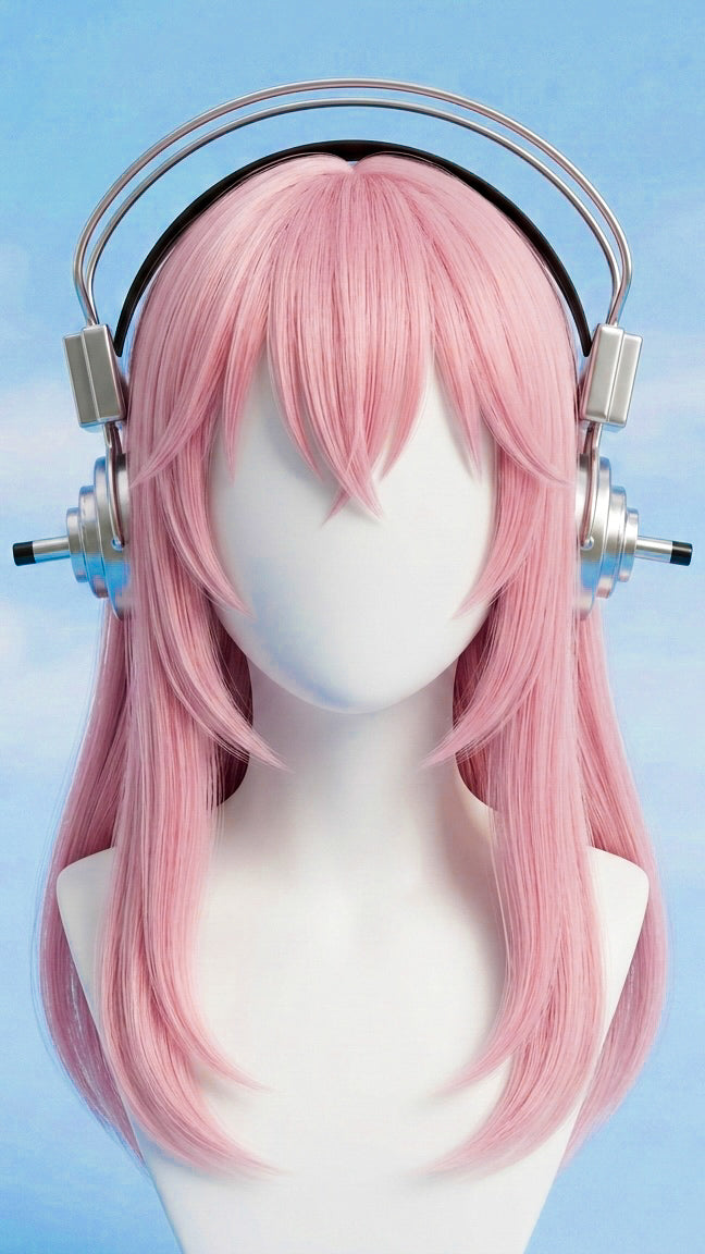 Super Sonico "Space Police" Cosplay Costume & Wig