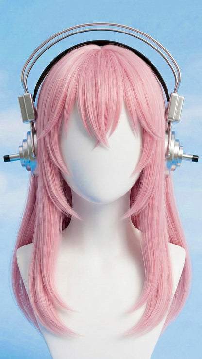 Super Sonico "Space Police" Cosplay Costume & Wig