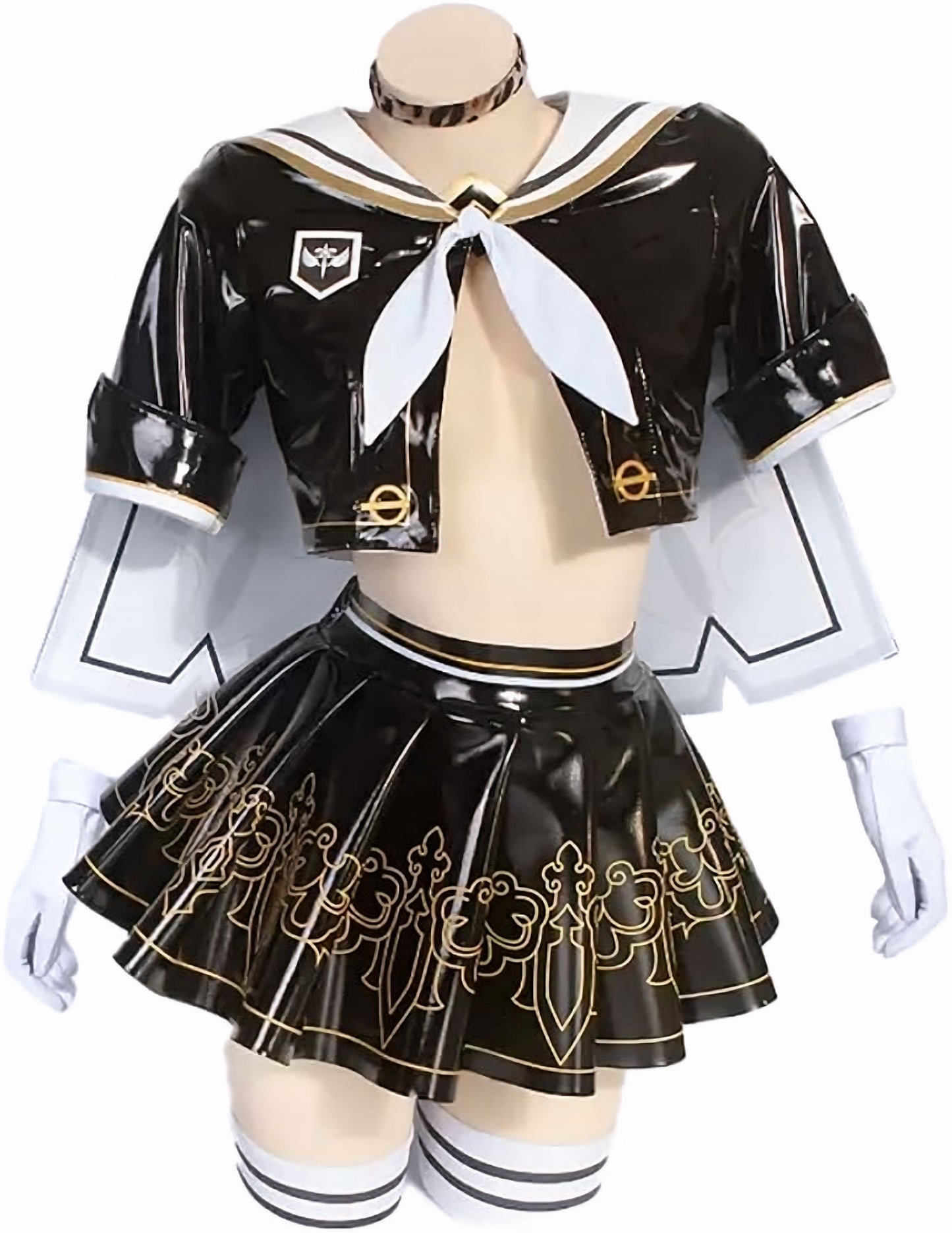 NieR: Automata 2B Sailor Uniform Cosplay | Black Vinyl Edition | MBCosplay