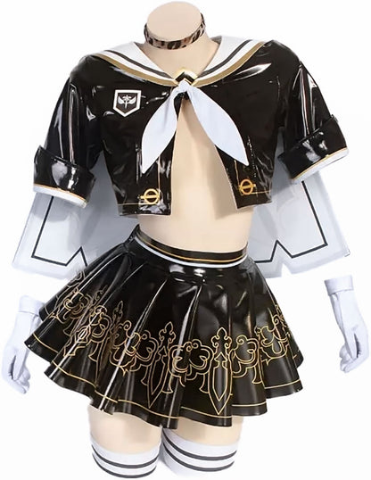 NieR: Automata 2B Sailor Uniform Cosplay | Black Vinyl Edition | MBCosplay