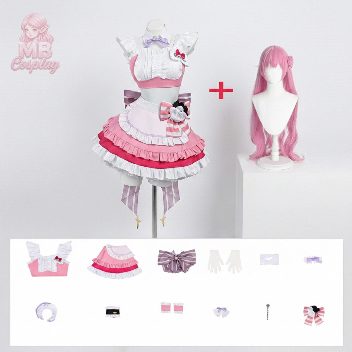 NIKKE: Goddess of Victory Dorothy Maid Cosplay Costume & wig