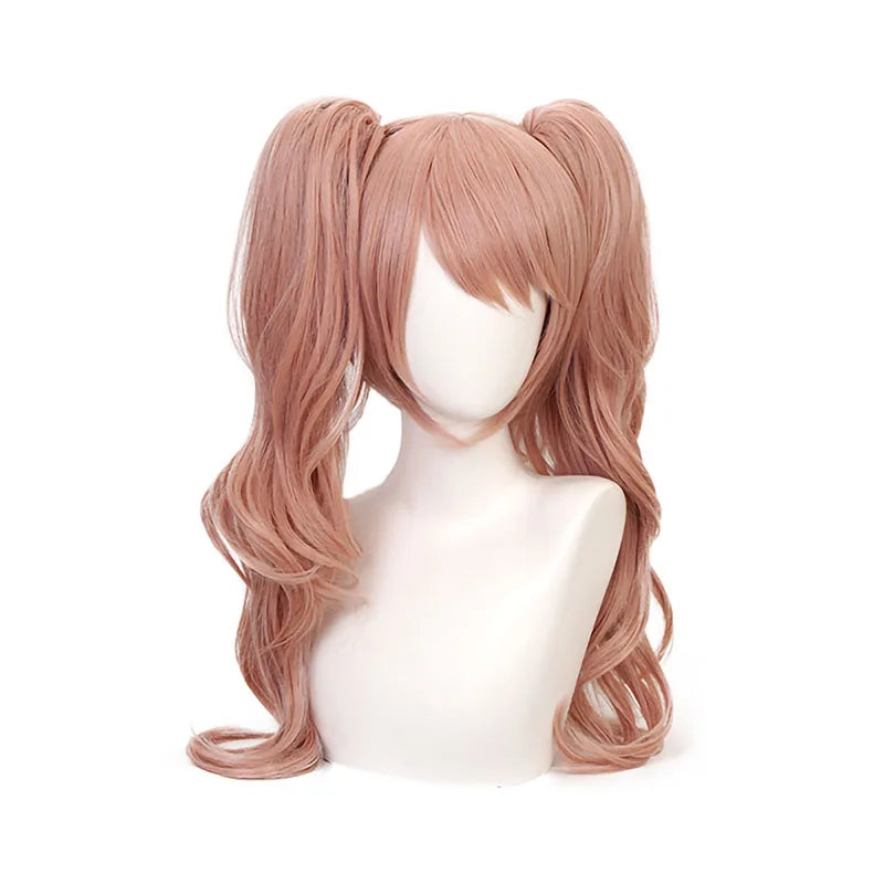 Danganronpa Junko Enoshima Wig – Pink Pigtails & Monokuma Clips