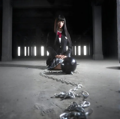 Kill Bill Gogo Yubari Uniform Cosplay costume & wig