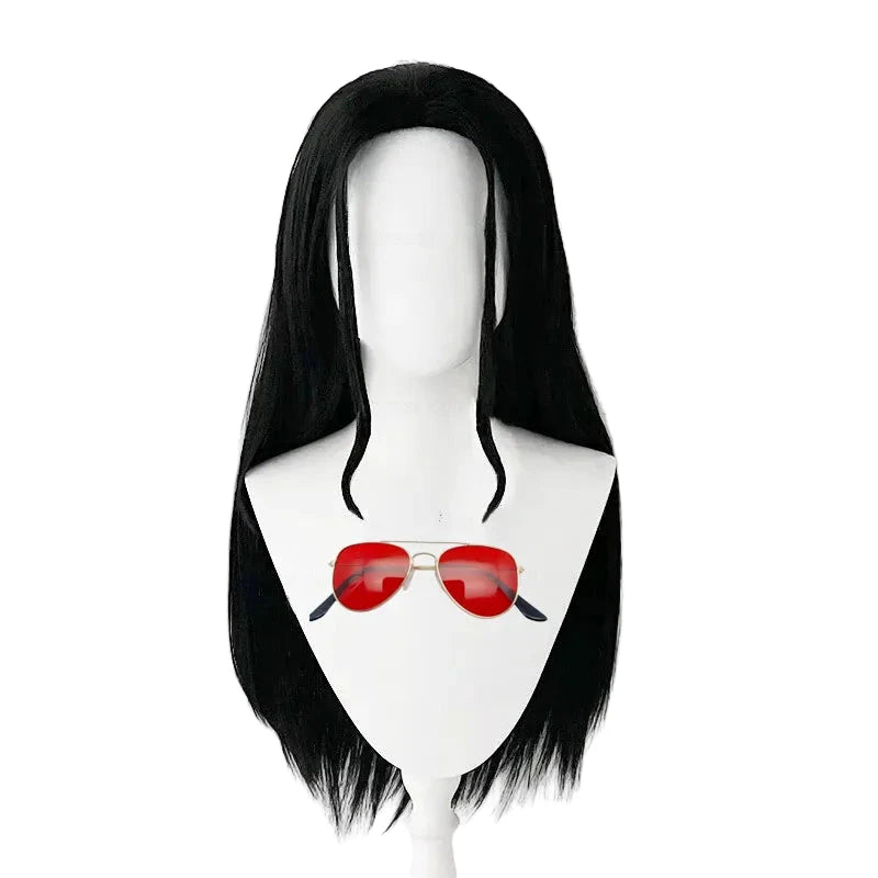 One Piece Nico Robin Wig – Black Post-Time Skip & Sunglasses Set