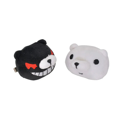 Danganronpa Junko Enoshima Wig – Pink Pigtails & Monokuma Clips