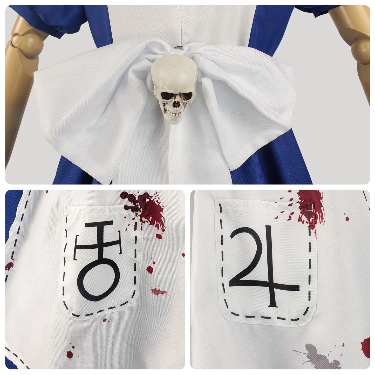 Alice Madness Returns Dark alice in Wonderland Cosplay & wig