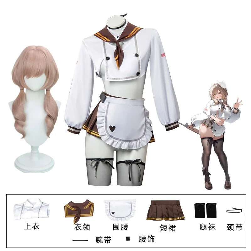 NIKKE: The Goddess of Victory Bready Cosplay Costume & Wig