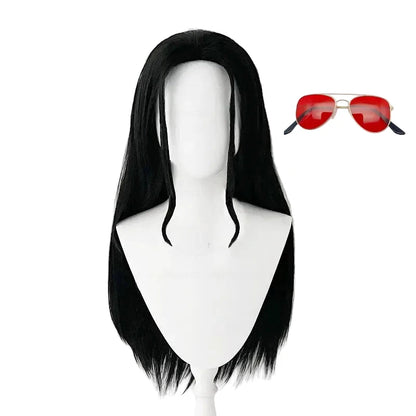 One Piece Nico Robin Wig – Black Post-Time Skip & Sunglasses Set