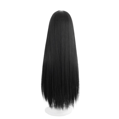 FF7 Tifa Lockhart Cosplay Wig – Long Black Straight Hair