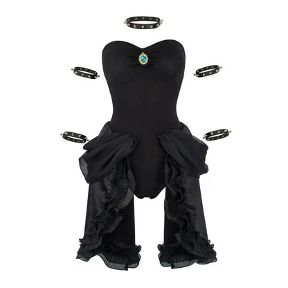 Bowsette Cosplay Costume – Koopa Queen Outfit with Crown & Accessories