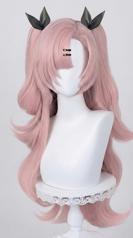 Zenless Zone Zero Cosplay Wig – 80cm Long Pink Anime Wig only Heat-Resistant Synthetic