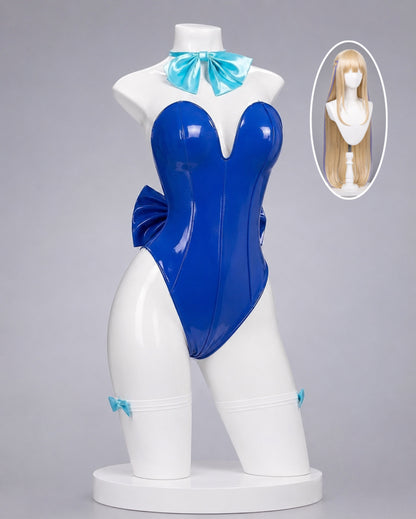 Cosplay costume and wig for Blue Archive Asuma Toki Bunny Girl Cosplay Costume & Wig