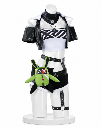 Nicole Demara Cosplay Costume | Zenless Zone Zero Outfit Nicole Demara costume front view without character inset