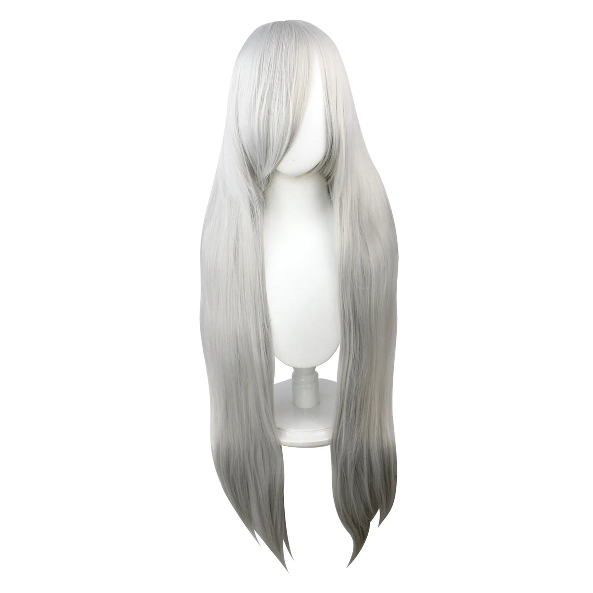 Full set and wig long silver wig mannequin view of NieR Automata A2 Cosplay Costume YoRHa Type A No. 2 Outfit Full Set and wig