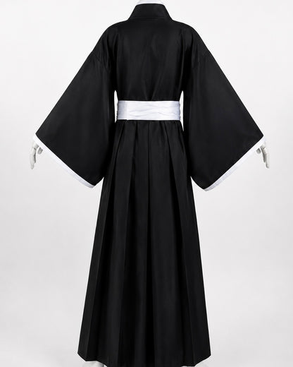 Rukia Kuchiki black shihakusho back view for Rukia Kuchiki | Bleach cosplay Costume