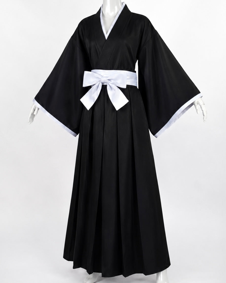 Rukia Kuchiki black shihakusho front view for Rukia Kuchiki | Bleach cosplay Costume