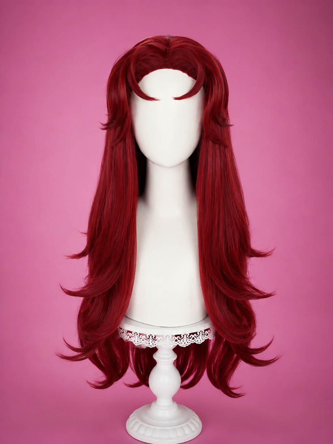 Long red hair for Starfire Teen Titans Cosplay Costume & Wig set