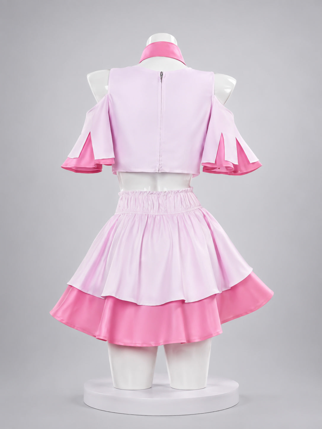 Still in Love Cosplay Costume & Wig Set | Umamusume: Pretty Derby 4.5 Anniversary Pink pink anniversary costume back view