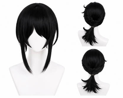     Ashley Graves black cosplay wig from The Coffin of Andy and Leyley.
